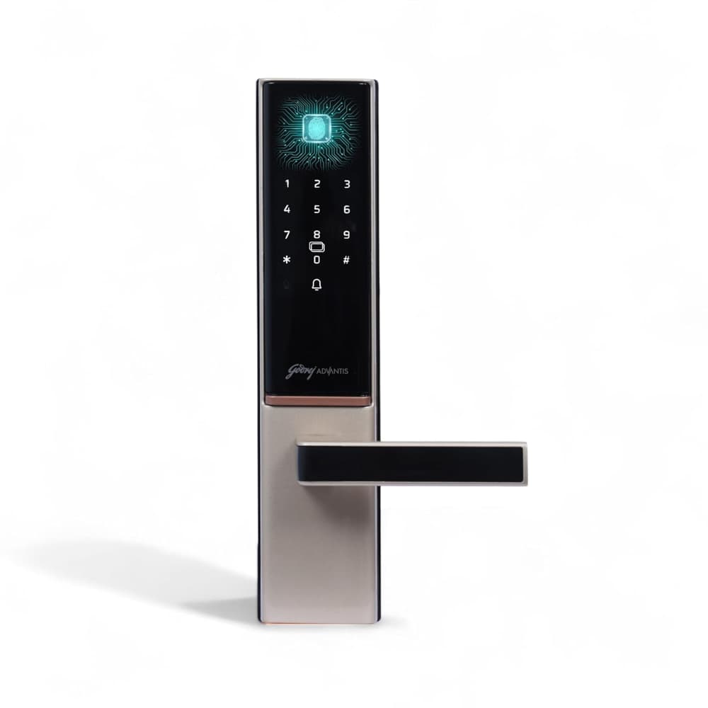 Godrej Advantis GSLD1 |7 in 1 Smart Lock| Vegas Gold | 4429